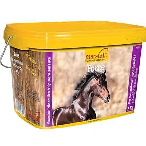 marstall Premium Horse Feed Force 1 pack (1 x 4 kilograms) 4 kg (1 pack) - marstall Force 4 kg Eimer