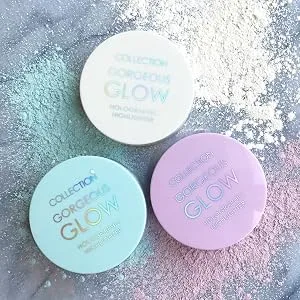 Collection Cosmetics Gorgeous Glow Bronzing Block Bronzing Powder 10 g bronze 10 g (1 pack) - Kollektion, Kollektion 2000, Kollektion Kosmetik, herrlicher Glanz, Textmarker, holografischer Textmarker.
