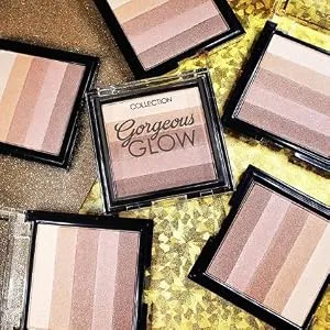 Collection Cosmetics Gorgeous Glow Bronzing Block Bronzing Powder 10 g bronze 10 g (1 pack) - Kollektion, Kollektion 2000, Kollektion Kosmetik, herrlicher Glanz, Textmarker, holografischer Textmarker.