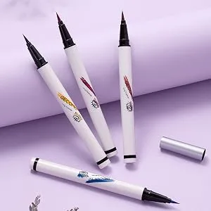 GECOMO 6 Colors Matte Liquid Eye liner Set for Eye Makeup,Waterproof Smudge-Proof Smooth Long lasting Liquid Colorful Eye Liner Pen - gecomo