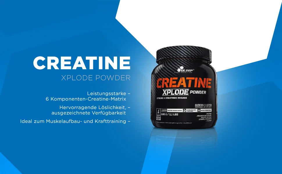 Olimp Creatine Xplode Orange 1 pack (1 x 500 g) 500 g (1 pack) - Creatine Xplode Powder