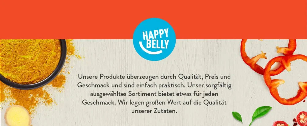 Amazon Brand: Happy Belly - Ground Turmeric 120 g (4 packs of 30 g) - product information 1