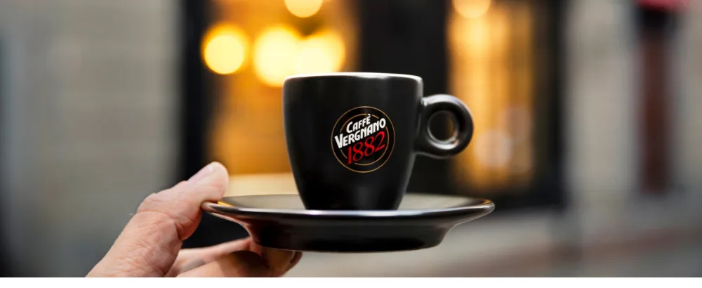 Caff Vergnano 1882 Coffee Can 100% Arabica Ground Espresso - 250 g Pack - cialda