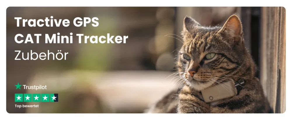 Tractive Mounting Clips (2 PCS) for the CAT Mini GPS Tracker for Cats for Safe Adventures One Size Clip Mount - katze