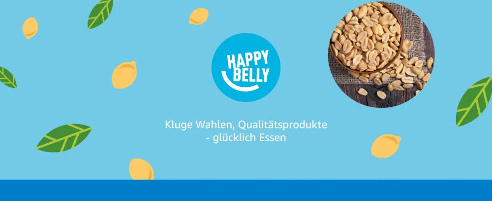 Amazon Brand: Happy Belly Roasted and Salted Peanuts 500g (Pack of 2) Salted 500g (Pack of 2) - product information 3
