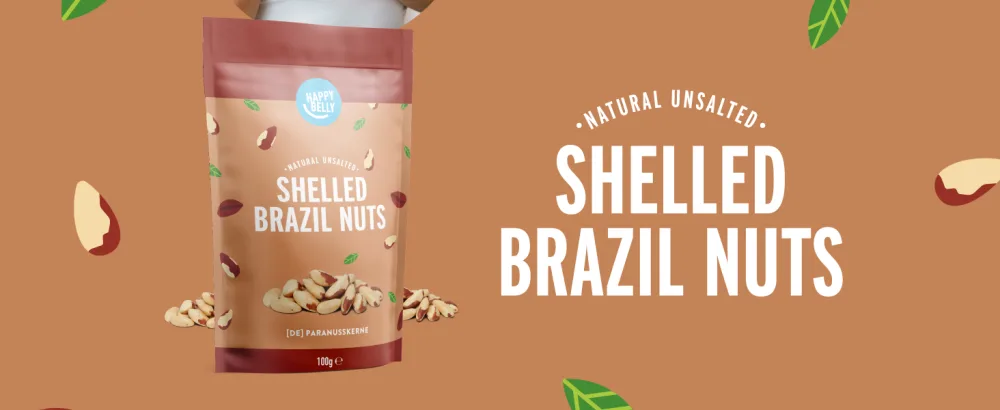Amazon Brand: Happy Belly Brazil Nuts Unsalted 100g Pack of 7 100 g (Pack of 7) - product information 3