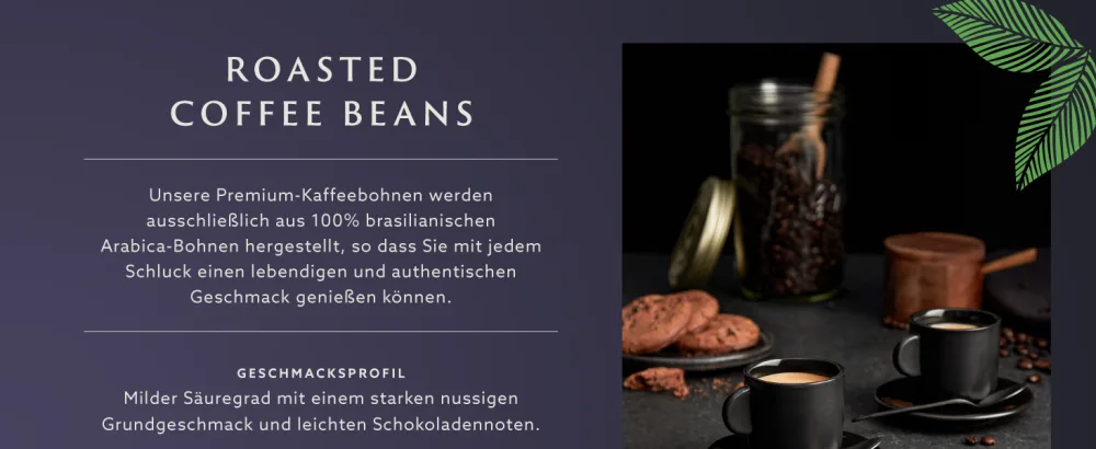 Our Selection by Amazon Select Roasted Coffee from Brazil Medium Roast Whole Beans 500g Pack of 2 (Formerly Happy Belly Brand) - product information 1