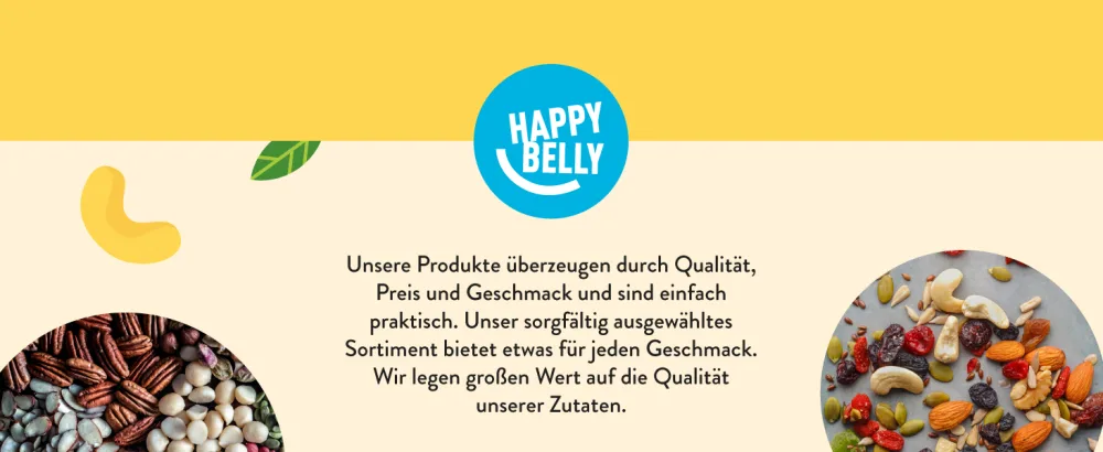 Amazon Brand: Happy Belly Roasted and Salted Cashew Nuts 150g (Pack of 6) - product information 1