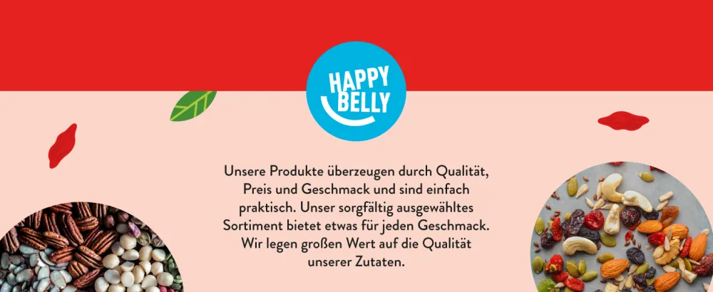 Amazon Brand: Happy Belly Goji Berries Dried 500g (Pack of 2) - product information 1