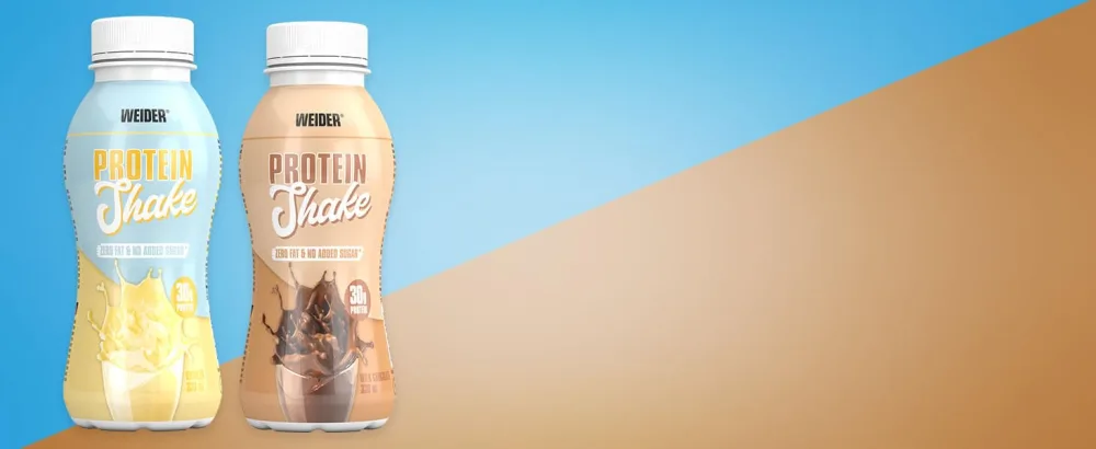 Weider Protein Low Carb Shake Ready to Drink 30 g Vanilla protein from whey + casein pack of 6 (6x330 ml) - Protein Shake 330ml