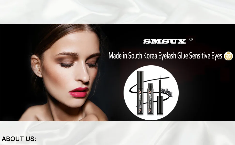 Black Eyelash Glue Super Strong Hold Eyelash Adhesive Waterproof Eyelash Glue Sensitive Eyes Lash Glue for False Lashes 0.176oz 1PCS - eyelash glue sensitive eyes