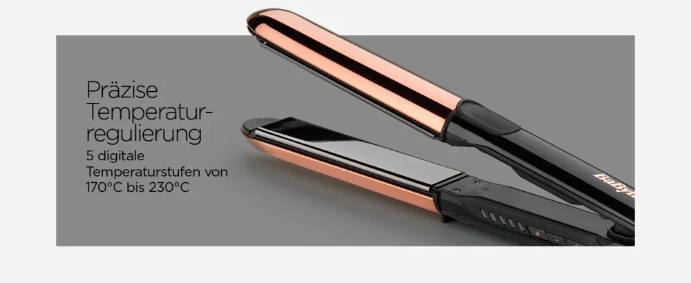 Plancha Pelo Babyliss St481e Pure Metal Oro Rosa Single Rose Gold - ST482E