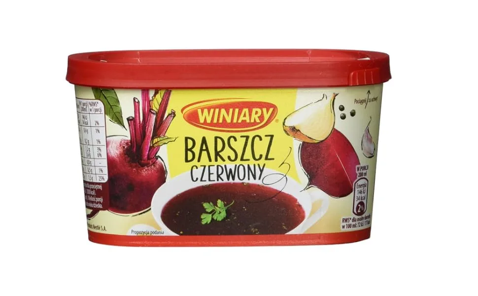 Winiary Polish Beetroot Dry Soup "Barszcz" 5-pack (5 x 170 g) - product information 1