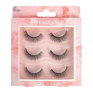 Invogue Vault 2 Multipack Lashes 3 pairs 100 g - Invogue Lash Vault - Selfie Sunday