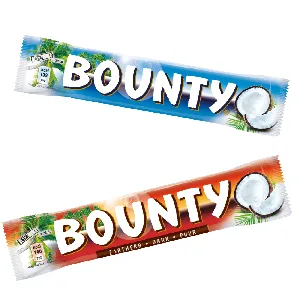 Bounty Chocolate Bars Coconut and Chocolate Flavour 9 Bars in a Pack (9 x 28.5g) (Pack of 2) 257 g (Pack of 2) - Bounty;Kokos;Schokolade;Mars