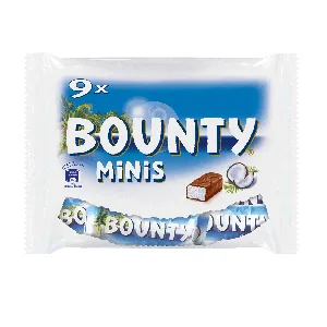 Bounty Chocolate Bars Coconut and Chocolate Flavour 9 Bars in a Pack (9 x 28.5g) (Pack of 2) 257 g (Pack of 2) - Bounty;Kokos;Schokolade;Mars