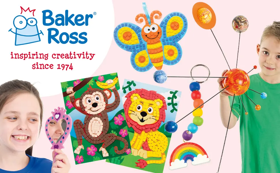 Baker Ross Easter Parachutes Pack of 5 Easter Toys for Kids (AX804) - Craft Kits