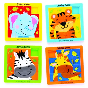 Baker Ross Easter Parachutes Pack of 5 Easter Toys for Kids (AX804) - Jungle Puzzle