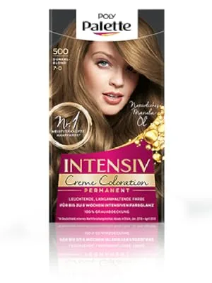 Palette intensive creme coloring 6-88/678 ruby red level 3 (3 x 115 ml) permanent hair color for up to 8 weeks of intensive color gloss & 100 % gray coverage - poly palette