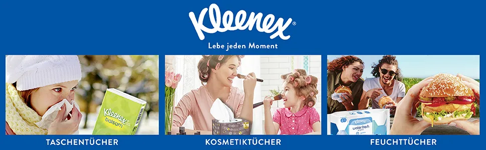 Kleenex Balsam tissues 4-ply ideal for colds and allergies 4 x 12 packs bulk pack 1 piece (pack of 48) - product information 1