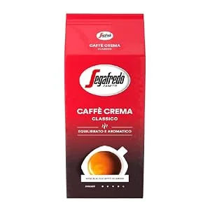 Segafredo Zanetti Caff Crema Classico - whole bean (1 kg pack) - Suitable for Caff Crema - coffee beans with dark to medium roasting balanced and aromatic taste - crema