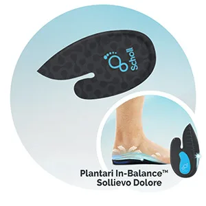 Scholl in-balance insoles pain relief heel padding heel inflammation Achilles tendon size M unisex.Black M (1 Pack) - product information 2