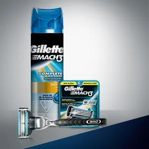 Gillette Mach3 Razor Blades For Men 8 Pieces - Letterbox Packaging - Gillette MACH3 Rasierklingen 8 Stück