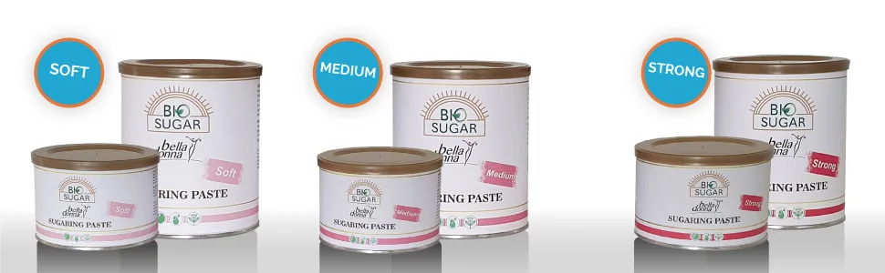 Bella Donna "Medium" sugar paste for hair removal 1200 g (100 % natural) - silky smooth on all skin types medium (1 Pack) - bio sugar paste zuckerwachs enthaarung bella donna sugaring