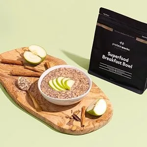 Protein Works Superfood Breakfast Bowl | Apple & Cinnamon | High in Protein | 1.2kg Apple Cinnamon 1.2 kg (1 pack) - product information 4