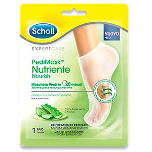Scholl Pedimask foot mask with lavender oil 4 pairs of moisturising socks 210 g - oder