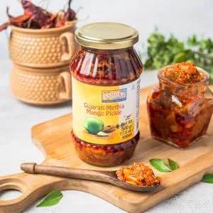 ASHOKA - Pickled Garlic - Multipack (6 X 500 GR) - Ashoka gurjarati methia mango pickle