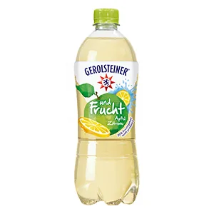 Gerolsteiner and Fruit Apple Lemon DISPOSABLE (6 x 0.75 l) - Apfel-Zitrone