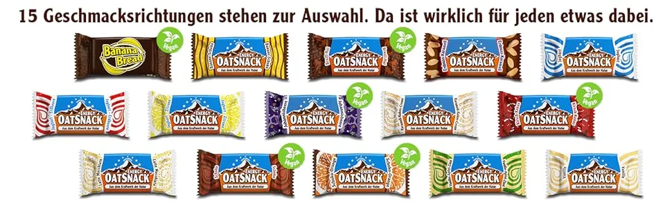 Energy Oatsnack natural bar - made by hand currant 30 x 65 g 1 Pack (1 x 1950 g) 30 pieces (1 Pack) currant - product information 6