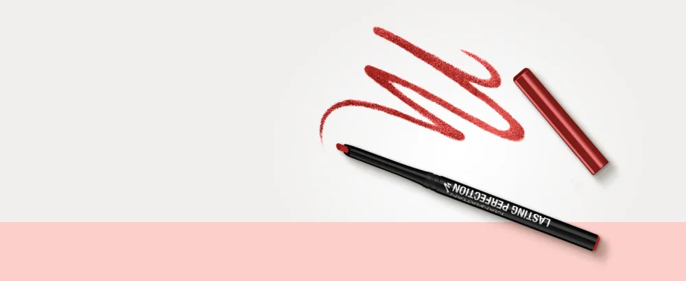 Manhattan Lasting Perfection Lipliner fb. 24 Red Diva long -lasting and opaque contour pencil 2 g 1 piece (1 Pack) Red Diva 1 piece (1 Pack) - LP Lipliner