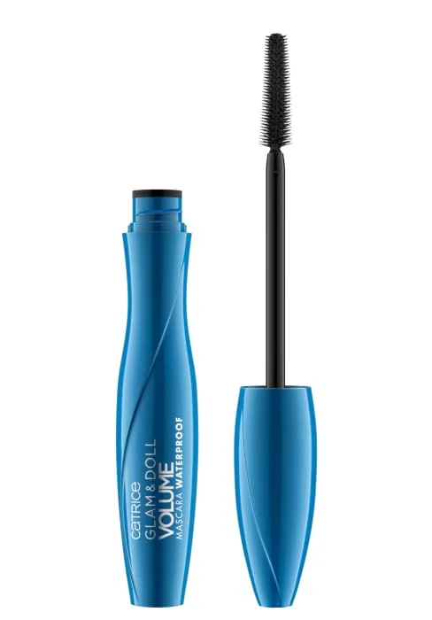 Catrice Glam & Doll False Lashes Mascara No. 010 black volume incorrect eyelash effect defined matt vegan without microplastic particles nanoparticles free without perfume 1 Pack (9.5ml) 9.5 ml (1 Pack) 010 Black - PAckshot