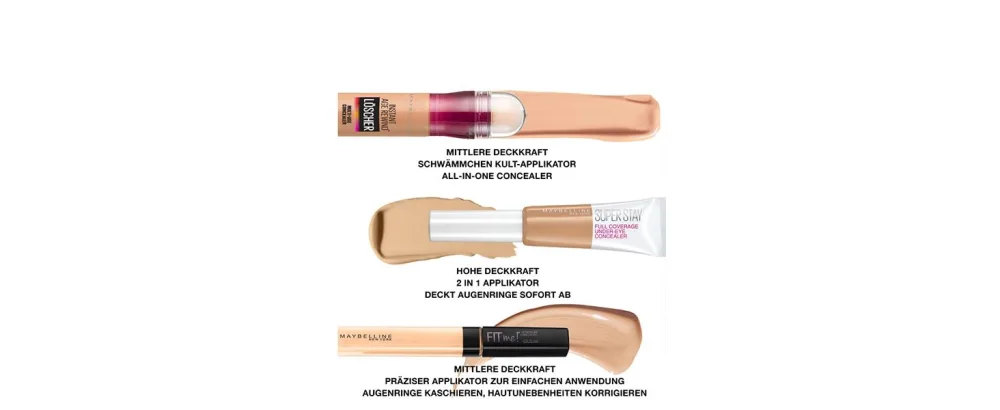 Maybelline New York Capacitric Instant Anti-Age Effect Concealer Loosit with micro-fire applicator No. 121 Light Honey 6.8 ml No. 121 Light Honey 6.8 ml (1 Pack) - product information 7