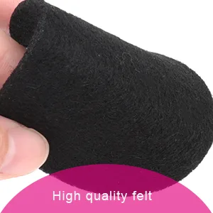 Eye Patch, YGDZ 12pcs Soft Felt Eye Patches for Adults Kids, Adjustable Single Eye Mask for Lazy Eye, Black - Eye Patch