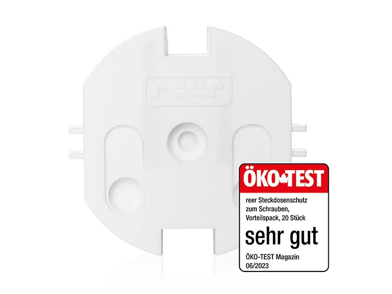 Reer screwable socket protection the original from the inventor white 20 pieces (1 pack) - 32220 Steckdosenschutz
