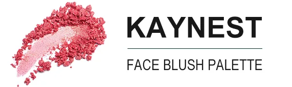 KAYNEST 6 Colors Matte Blush Palette, Rose Pink Light-Luxury Face Blush Palette with a Marble Makeup Brush, Contour & Highlight Face for a Shimmery or Matte Palette (#B - Matte Blush) - Face Blush palette