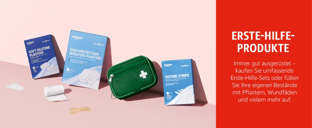 Amazon Basic Care - First Aid Kit 56 Pieces Green Green 56 Pieces (Pack of 1) - product information 4