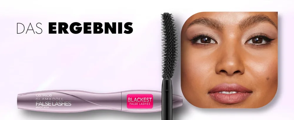 Catrice Glam & Doll False Lashes Mascara No. 010 black volume-making incorrect eyelash effect defined matt vegan without microplastic particles nanoparticles free without perfume 3x9.5ml) 9.5 ml (3 Pack) 010 Black - Ergebnis