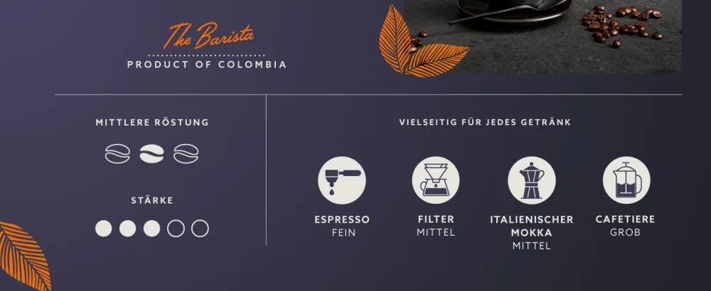 by Amazon Colombia Coffee Beans Medium Roast 1 kg 2 Packs of 500 g - Rainforest Alliance Certified - product information 2