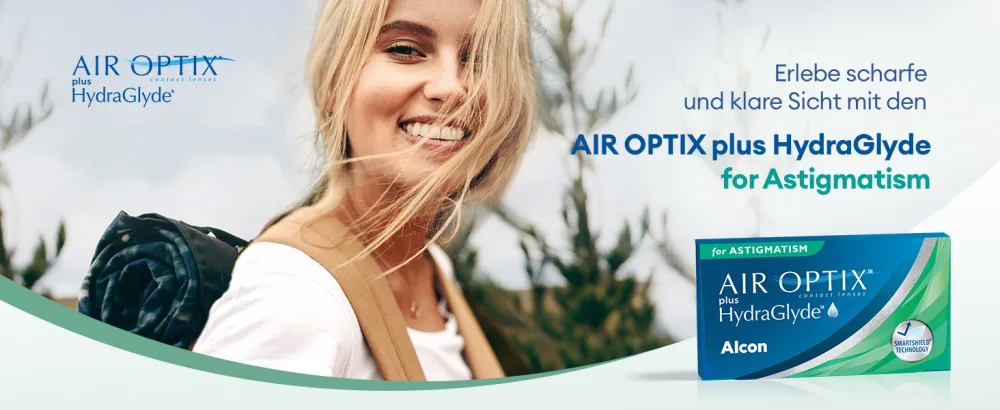 Air Optix plus HydraGlyde for Astigmatism monthly soft lenses 3 pieces BC 8.7 mm DIA 14.5 mm CYL -1.25 AXIS 50 +3.75 diopters - ALCON_Air Optix Plus Hydraglyde for Astigmatism