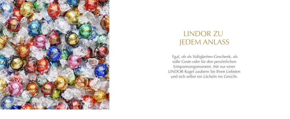 Lindt Lindor chocolate balls classic mixture |approx. 80 chocolate balls (whole milk white dark 60% hazelnut) |Large pack 1kg mixture 1 kg - Lindor