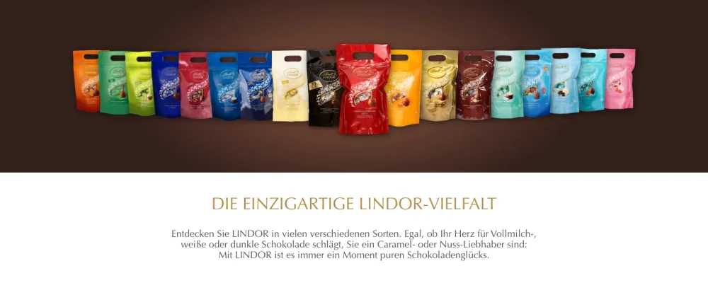 Lindt Lindor chocolate balls classic mixture |approx. 80 chocolate balls (whole milk white dark 60% hazelnut) |Large pack 1kg mixture 1 kg - Lindor