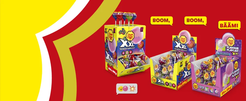 Chupa Chups Magic Cubes Bubble Gums in cube-shaped change the color when chewing storage pack contains 10 Magic Cube chewing gum boxes 10 x 86g - product information 11