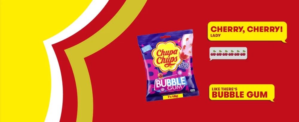 Chupa Chups Magic Cubes Bubble Gums in cube-shaped change the color when chewing storage pack contains 10 Magic Cube chewing gum boxes 10 x 86g - product information 15