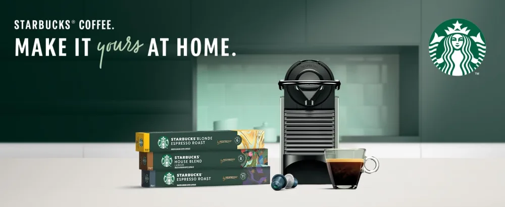Starbucks Breakfast Blend by Nespresso medium roasting coffee capsules 8 x 10 (80 capsules) 80 pieces (1 -pack) breakfast blend single - NN Banner