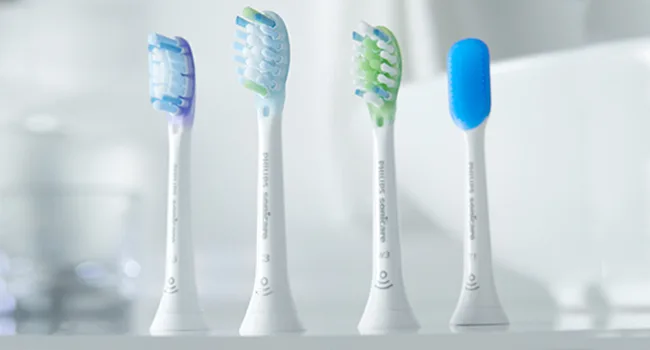 Philips Sonicare ExpertClean 7300 electric toothbrush HX9611/19 with sound technology pressure control travel case double pack white - Amazon Dash replenishment