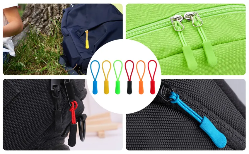 DONQL 30 piece zipper handle replacement zipper pulls nylon zipper pendant zipper loops for clothing backpack outdoor sports handicrafts (black) - product information 8